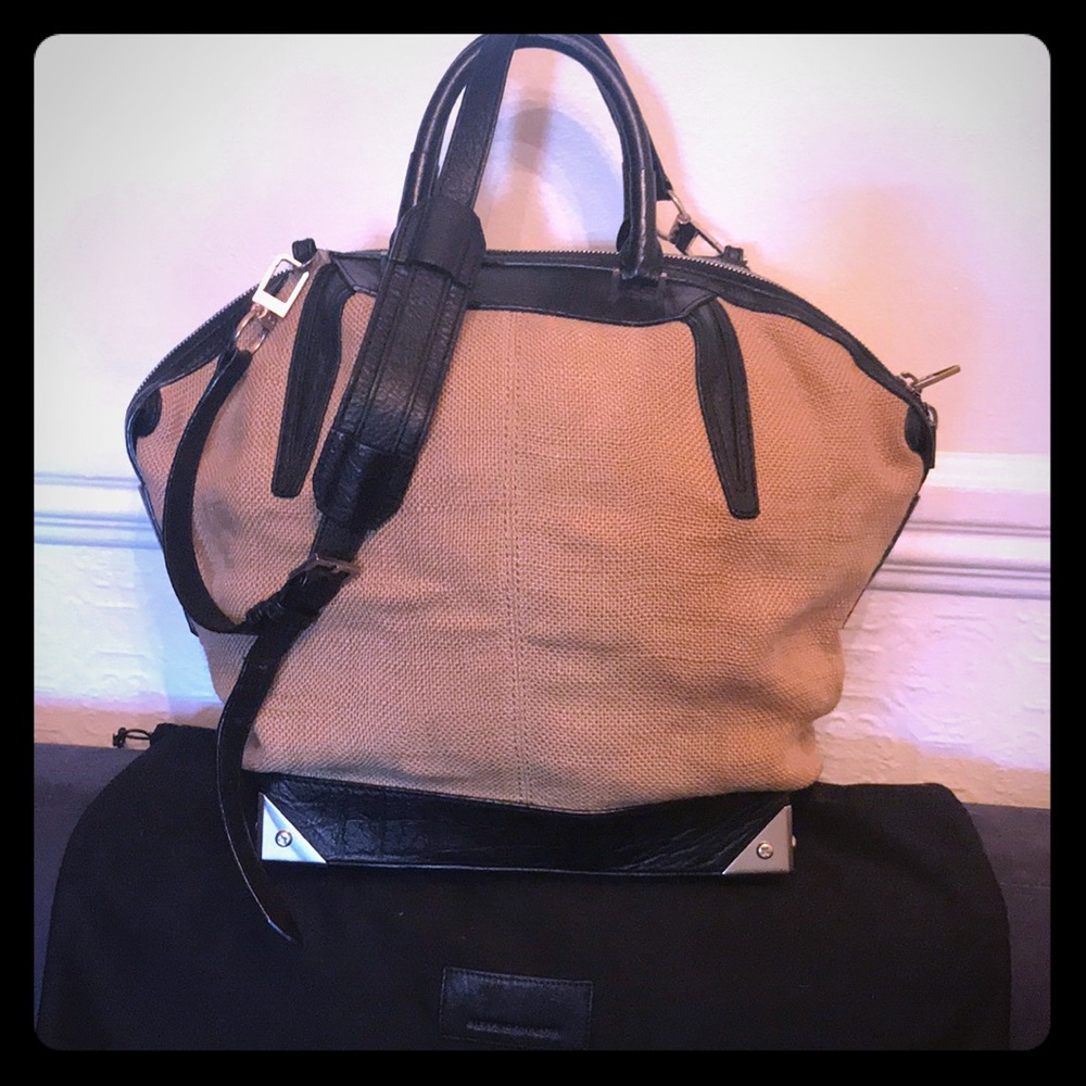 🖤Alexander Wang Emile Burlap Linen Purse🖤 - Picture 3 of 8